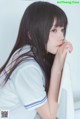 Coser @ 桜 桃 喵 Vol.068: 校服 黑丝 (49 photos)